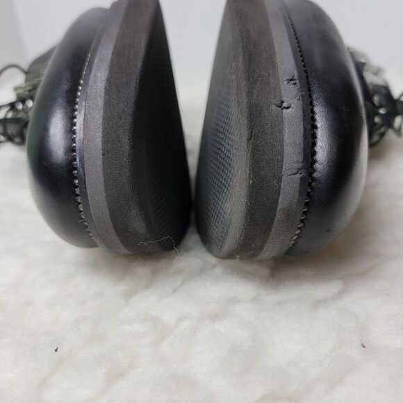 Cesare Paciotti Mens Shoes  Size 7 Black Leather Oxford Derby Luxury - Picture 9 of 12